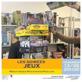 Soirée jeux du mas