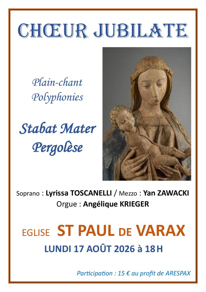 CONCERT : STABAT MATER PERGOLÈSE