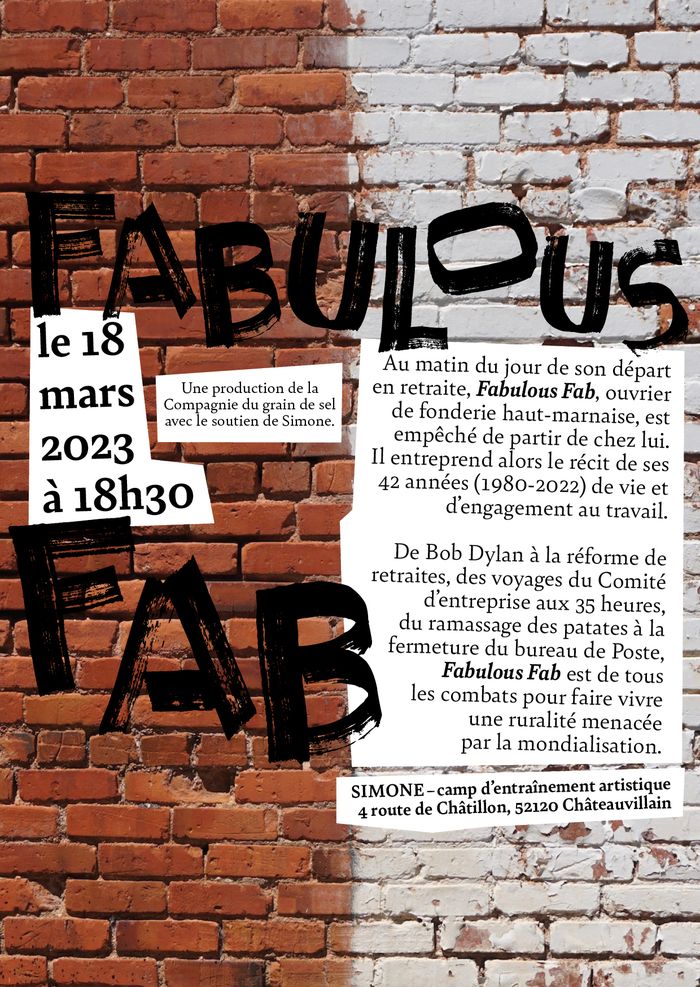 (COMPLET) FABULOUS FAB - THÉÂTRE
