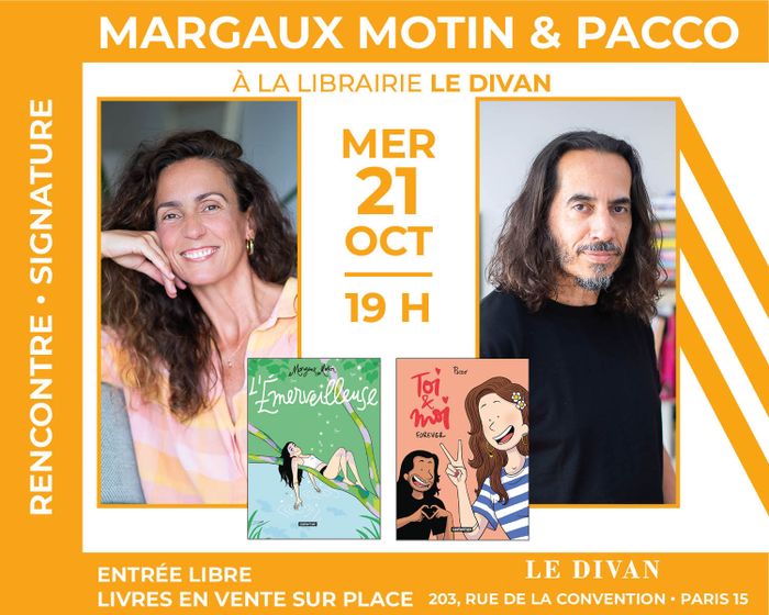 Bande dessinée : Margaux Motin et Pacco dédicacent « L'Émerveilleuse » et « TOI et MOI Forever 2 »