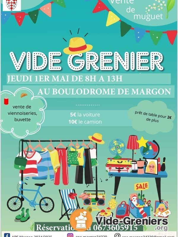 Vide grenier et vente de muguet