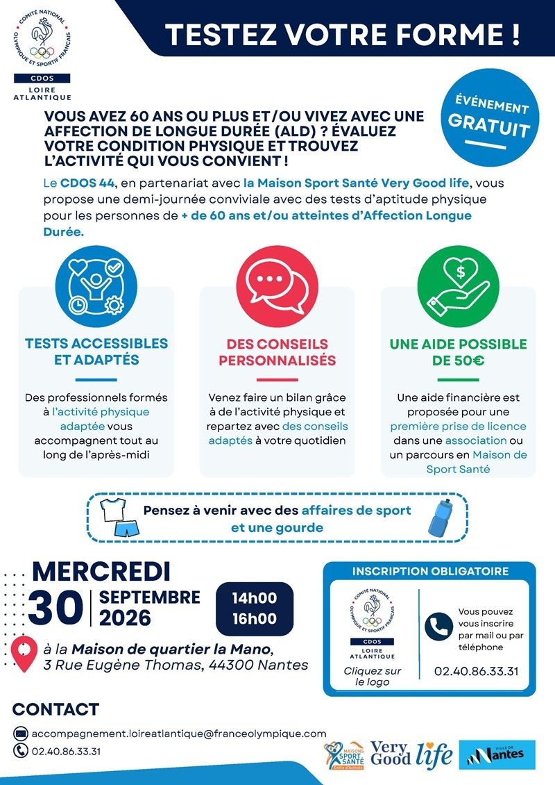 Sport seniors : testez votre forme !