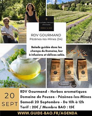 RDV Gourmand au Domaine de Pouzes