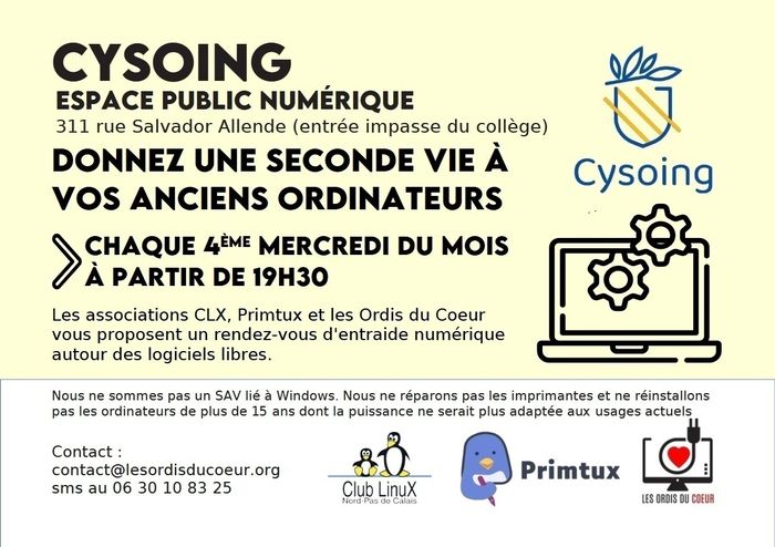 Rendez-vous d'entraide Linux à Cysoing