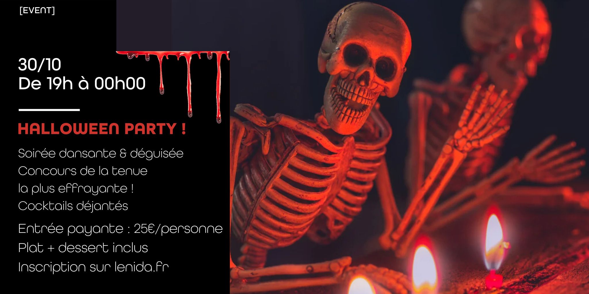 Soirée Halloween – Vendredi 30 octobre 👻🎃 🧟♂️