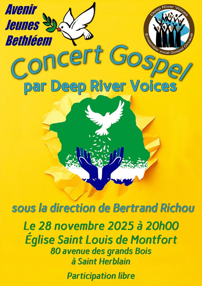 Concert gospel de solidarité avec Bethléem