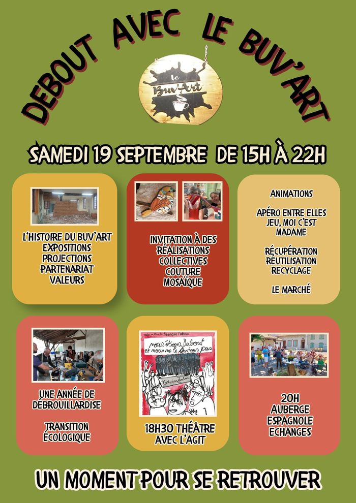 DEBOUT AVEC LE BUV'ART