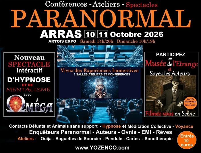 Salon du Paranormal à Arras - 3ème édition