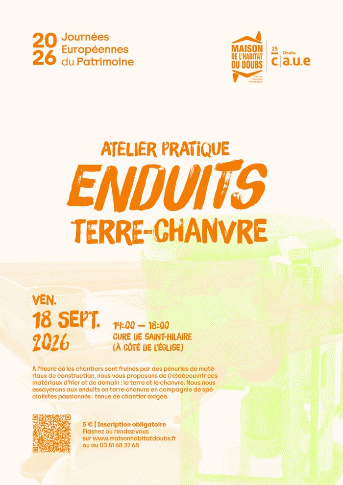 Atelier pratique : réaliser ses enduits terre-chanvre