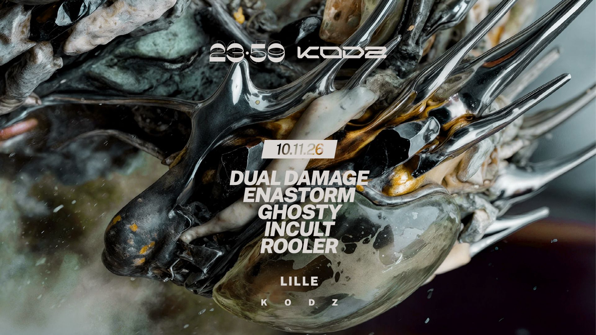 23:59 PRESENTS : ROOLER, DUAL DAMAGE, INCULT, GHOSTY...