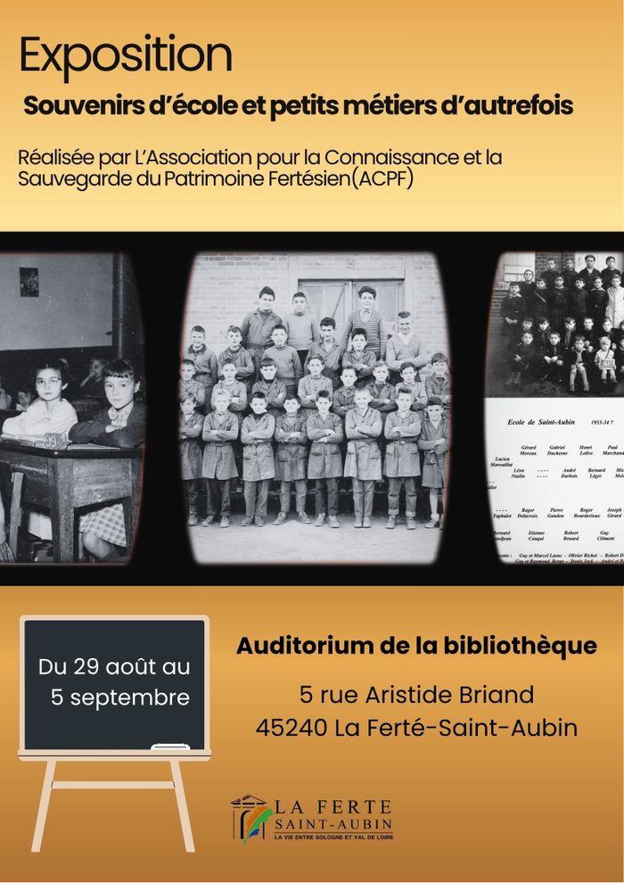 Exposition • Souvenirs d’école et petits métiers d’autrefois