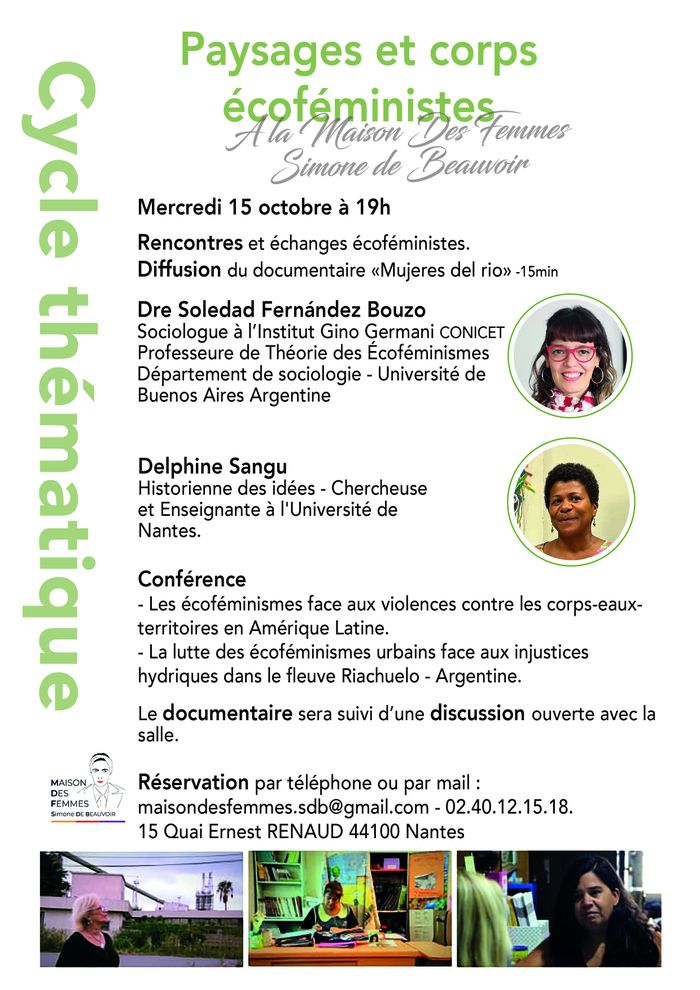 Conférence : écoféministe Act II : Paysages et corps écoféministe