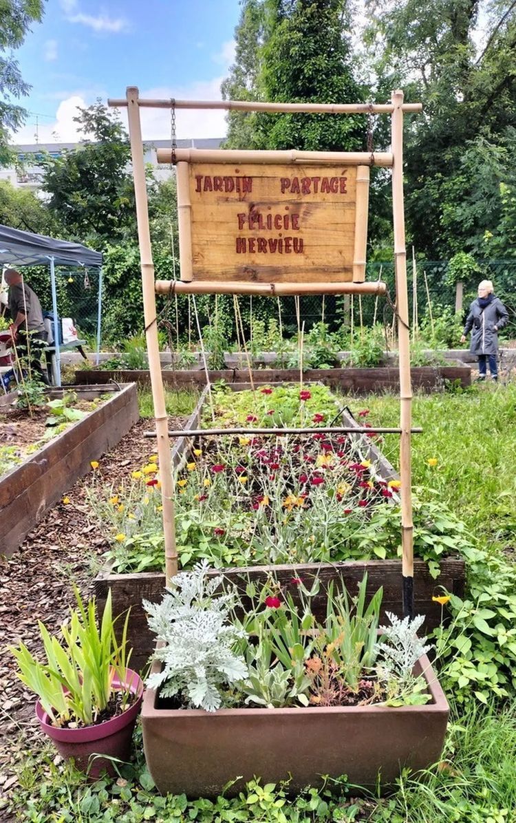 Portes ouvertes du jardin partagé Félicie Hervieu de Châtillon
