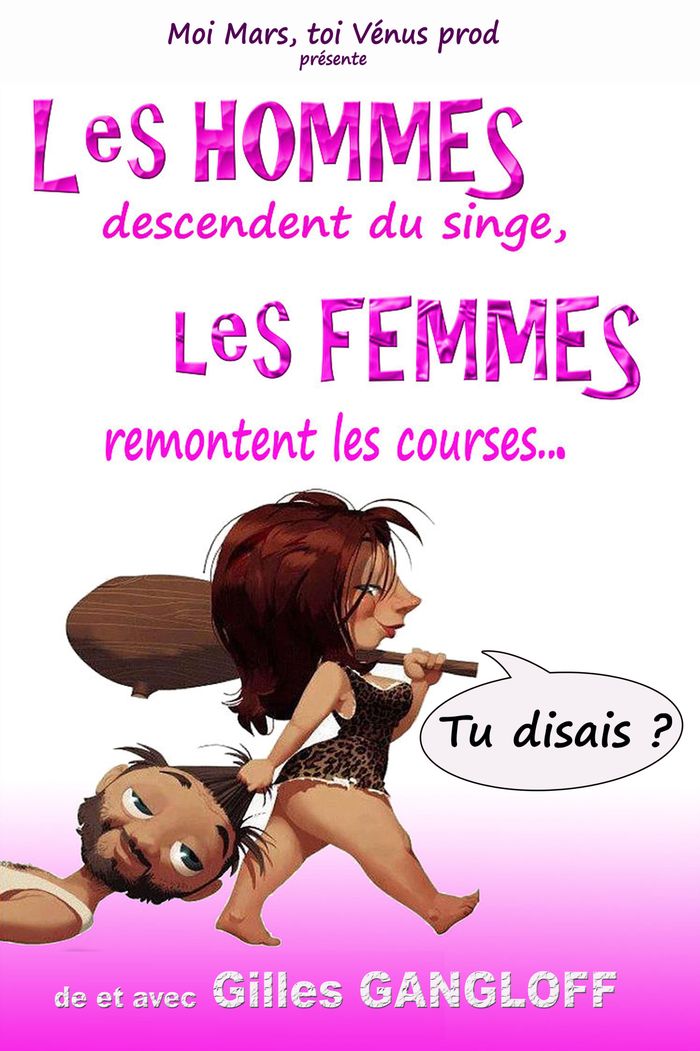 Les hommes descendent du singe, les femmes remontent les courses...