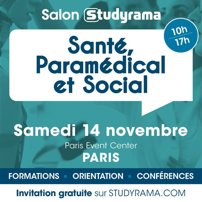 Salon Studyrama des Formations Santé, Paramédical et Social de Paris