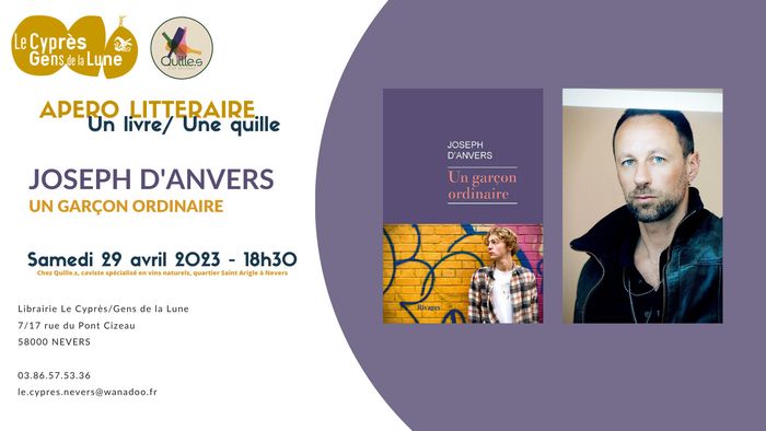 Apéro Littéraire avec Joseph d'Anvers