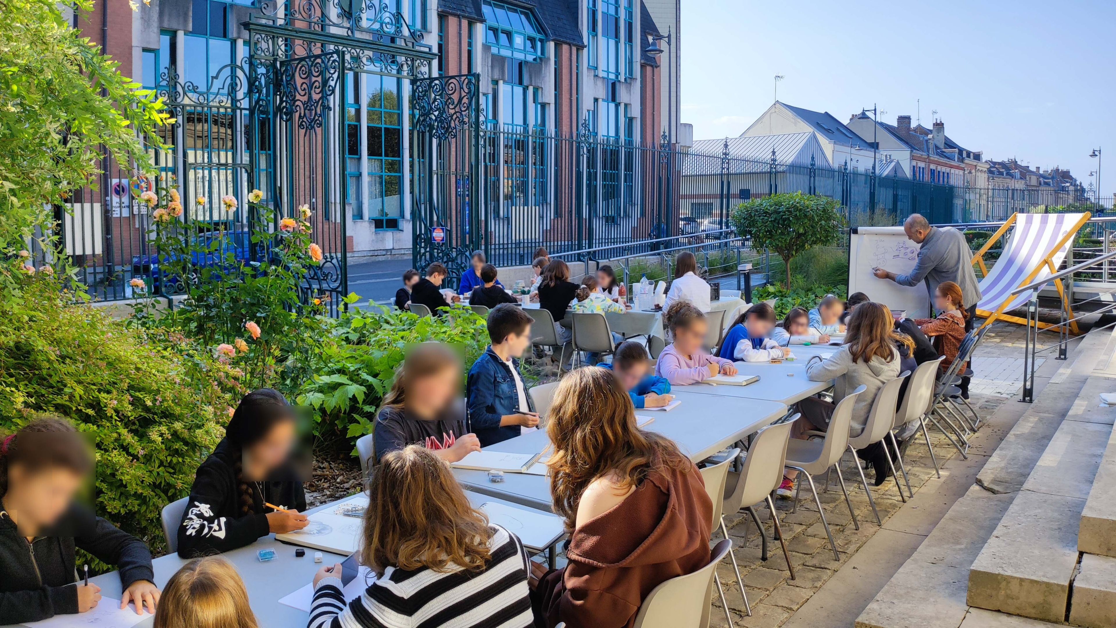 L'École d'Arts s'invite au musée : atelier dessin