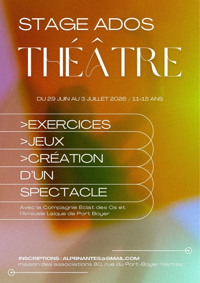 Stage de théâtre ados