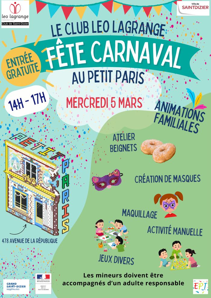 Fête Carnaval au Petit Paris
