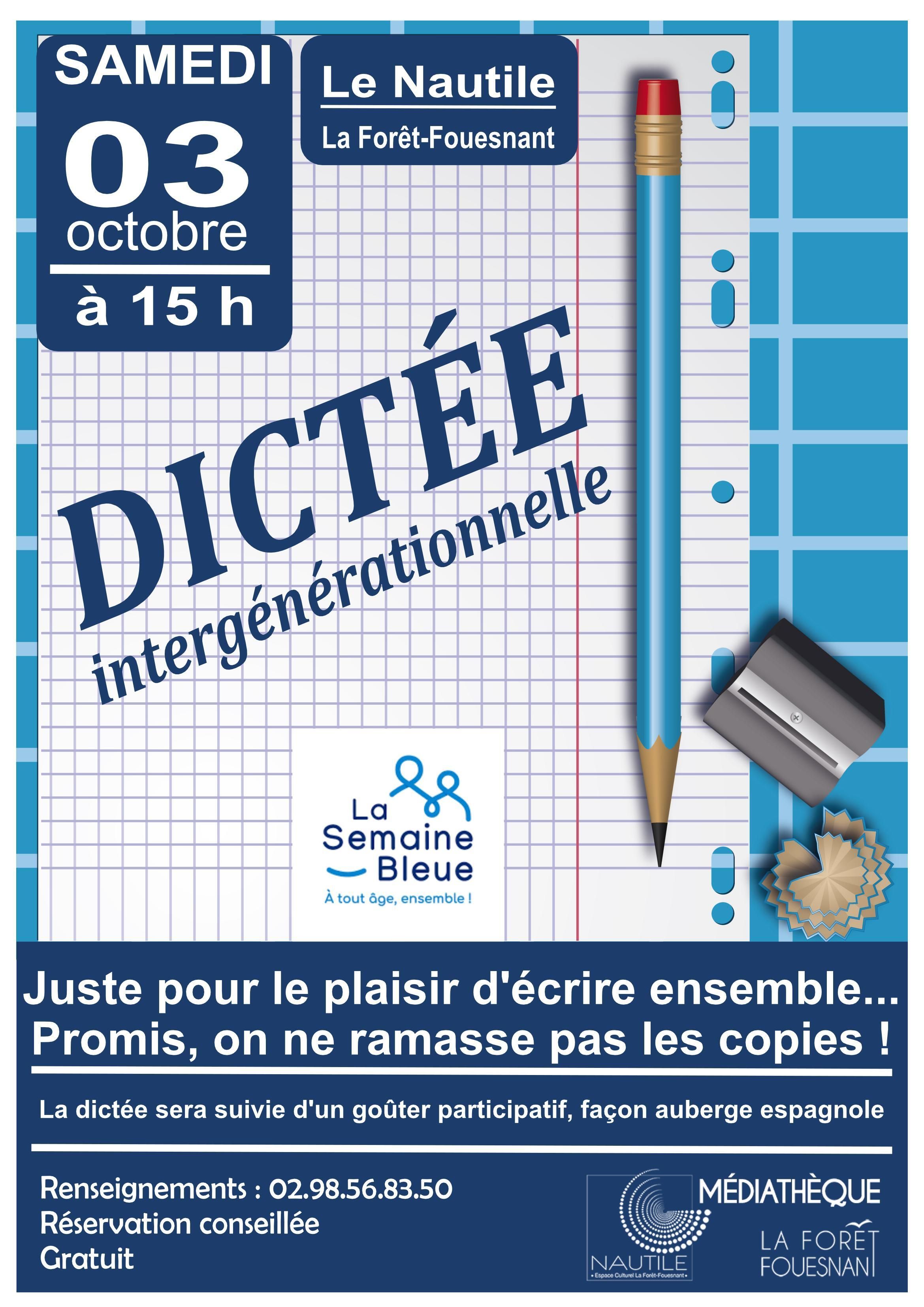 Dictée intergénérationnelle