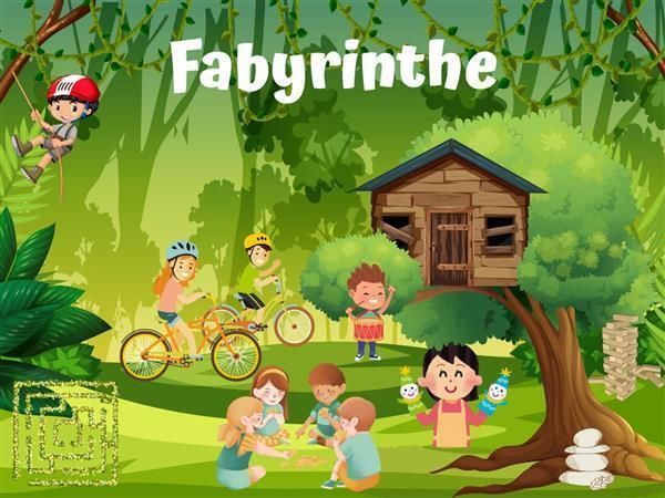 "Le Fabyrinthe"- Aire de jeux en forêt