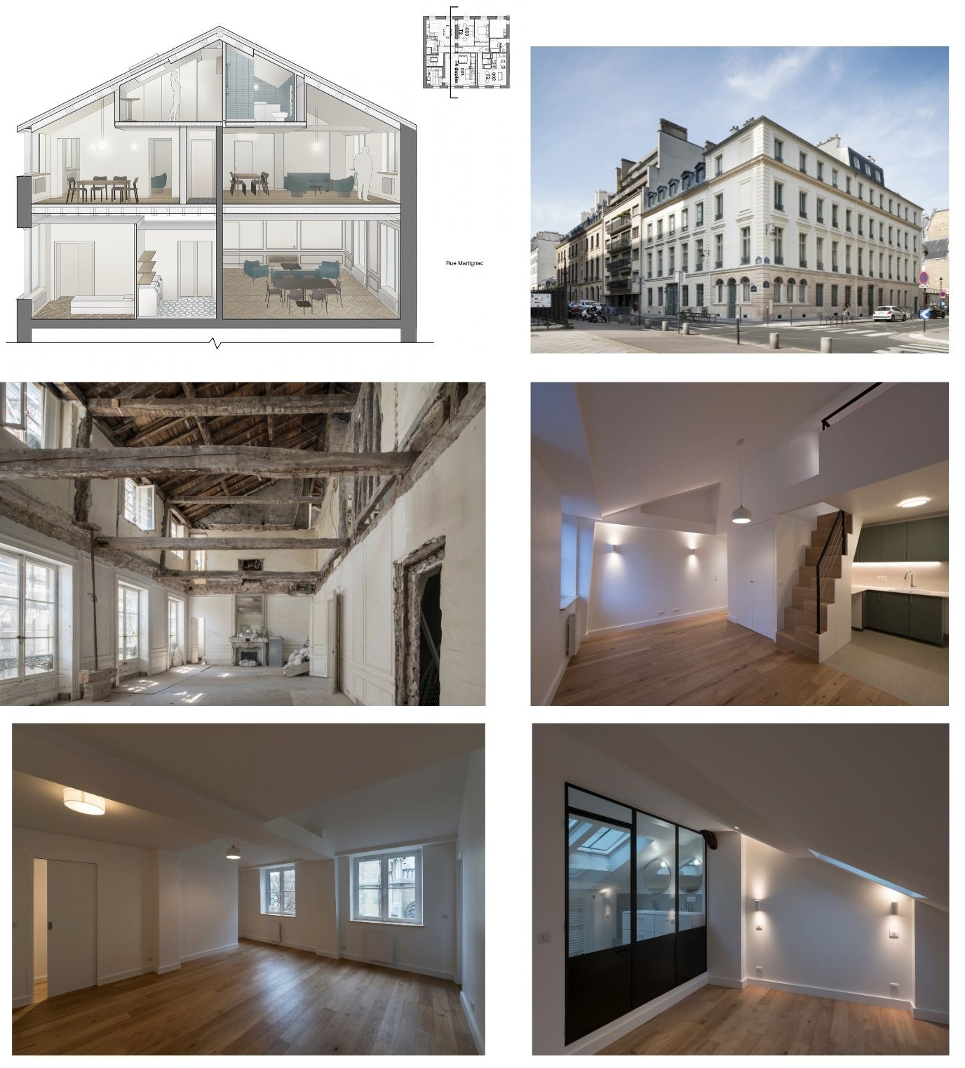 Duplex sous les toits face à Basilique Ste Clotilde - Habiter Bois
