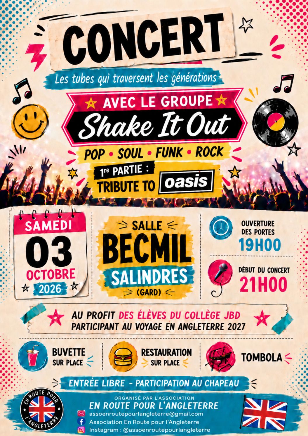 Concert du groupe "Shake It Out"