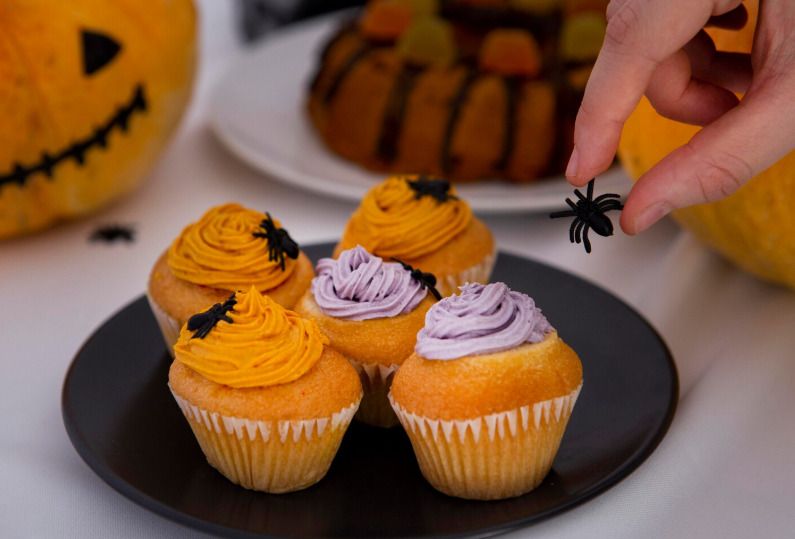 Muffin à la citrouille et goûter d’halloween
