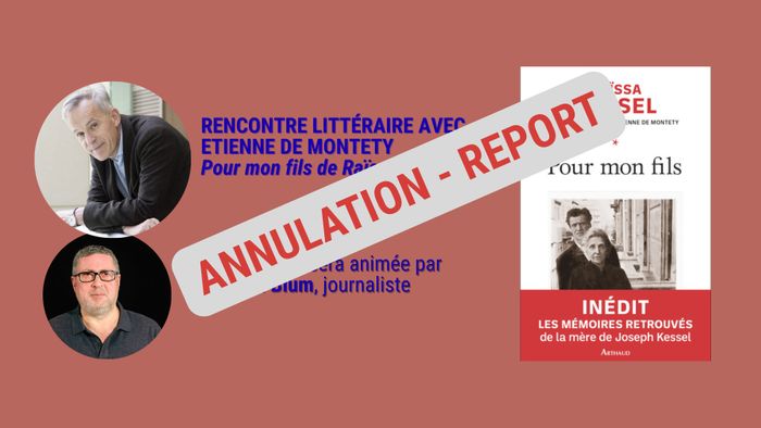 RENCONTRE LITTÉRAIRE AVEC ETIENNE DE MONTETY