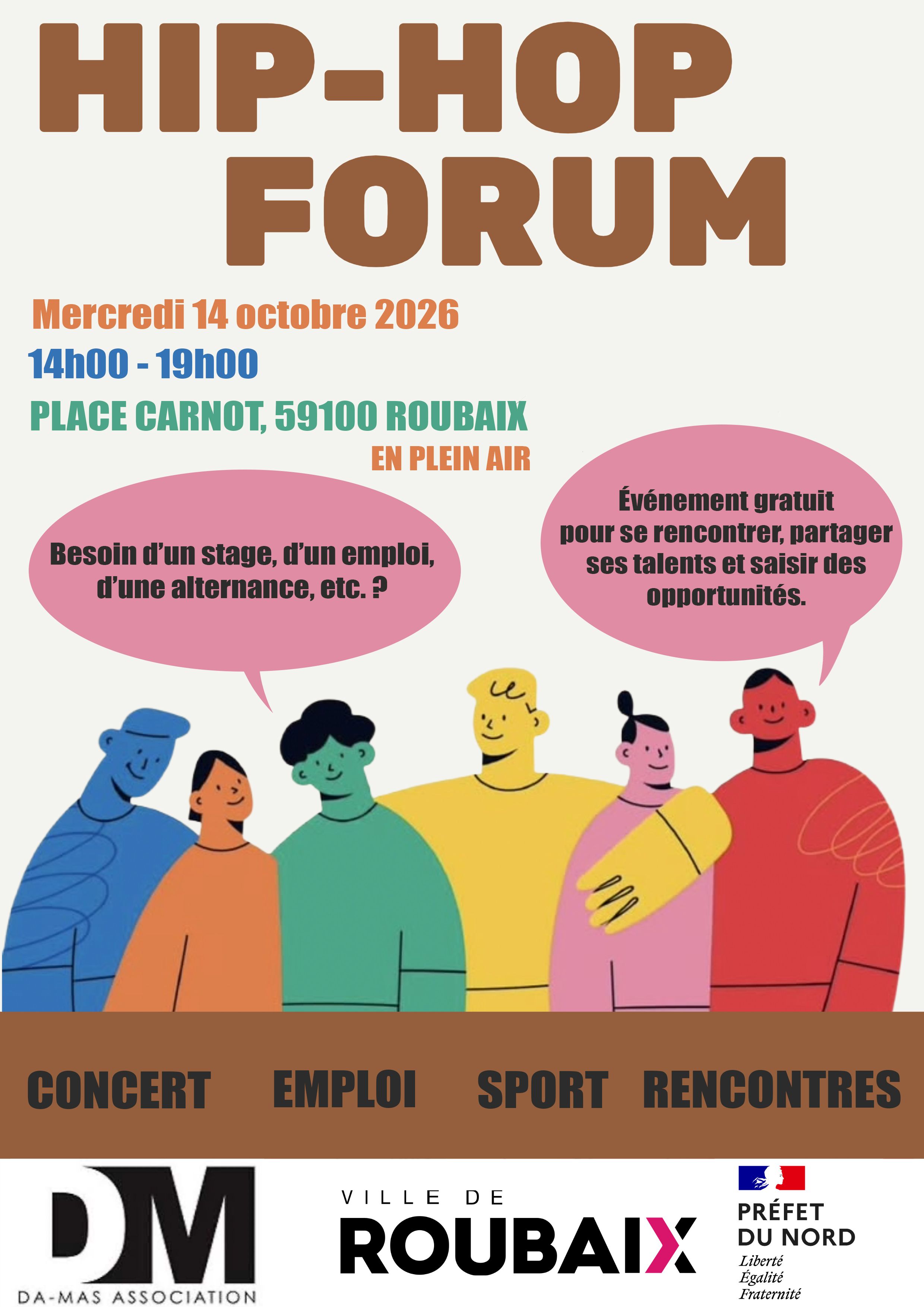 "Hip Hop Forum EST x Mercredi 14 octobre 2026