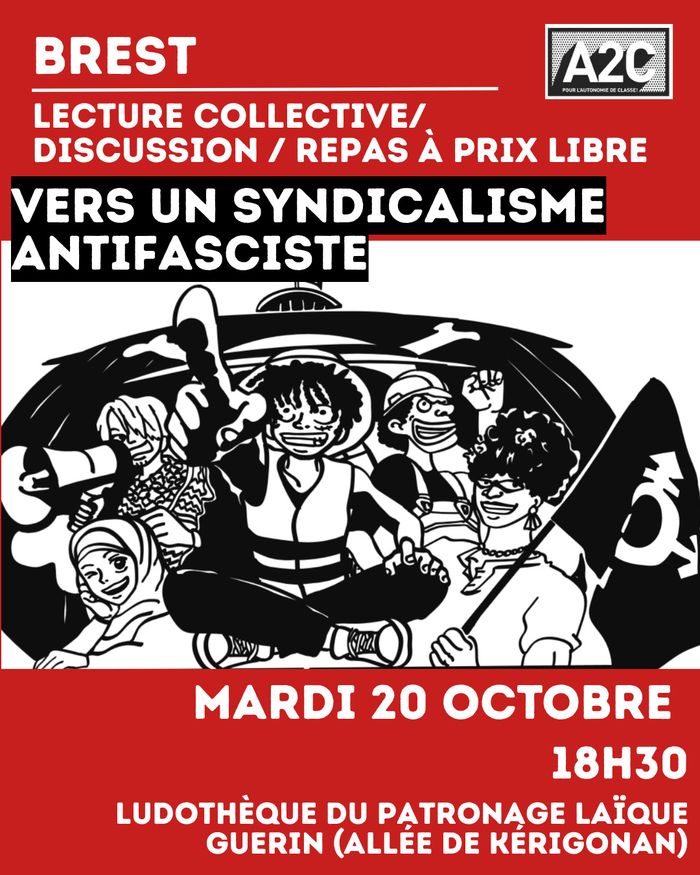  Lecture collective/discussion   Vers un syndicalisme antifasciste