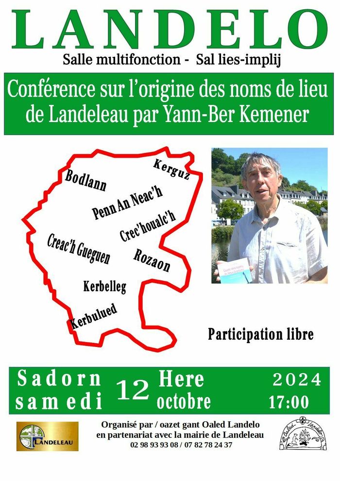 Conférence sur les noms de lieu de Landeleau