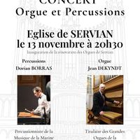 Concert Orgue et Percussions