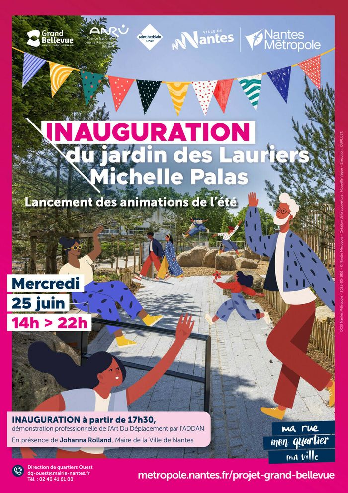 Inauguration du jardin des lauriers Michelle Palas et Lancement des animations estivales !