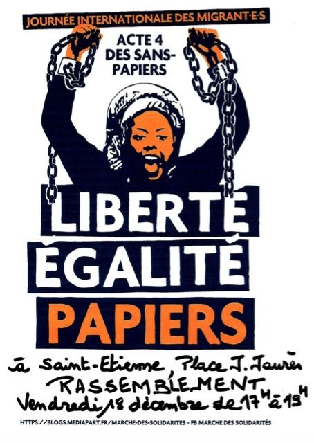 (mobilisation citoyenne) Journée Internationale des migrants, 20ème anniversaire