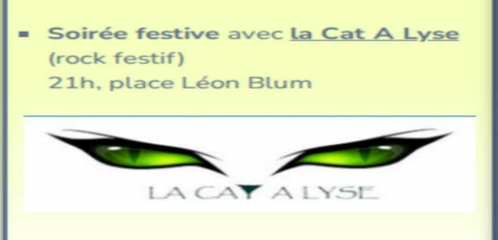 Fête locale avec La Cat a Lyse