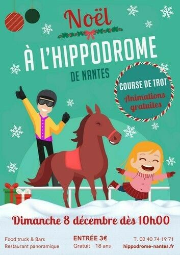 Noël à l’hippodrome : Courses hippiques (trot) + Marché de Noël
