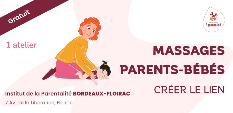 Atelier Massages parents-bébés - créer le lien