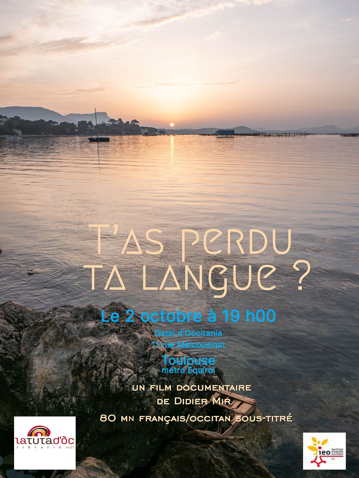 Projeccion de "T'as perdu ta langue ?" de Didier Mir