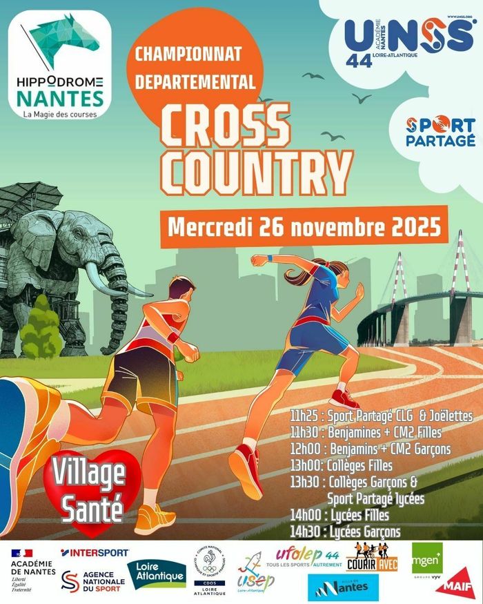 Cross départemental Unss44 2025