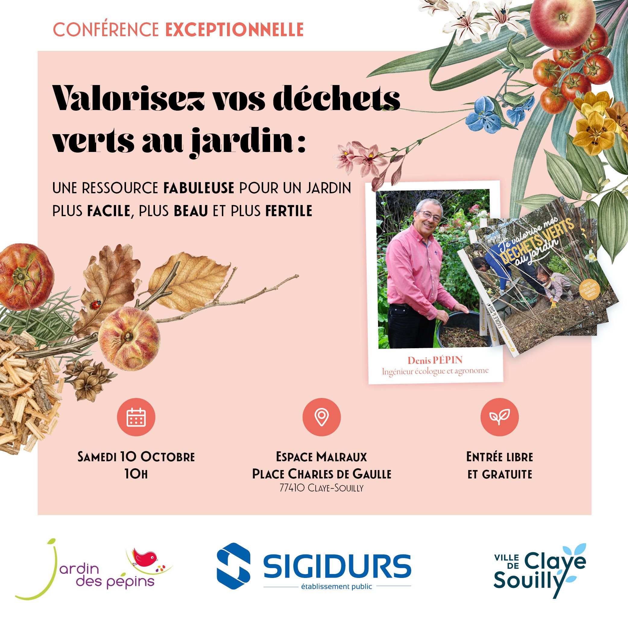 Valorisez vos déchets verts au jardin - Conférence exceptionnelle gratuite