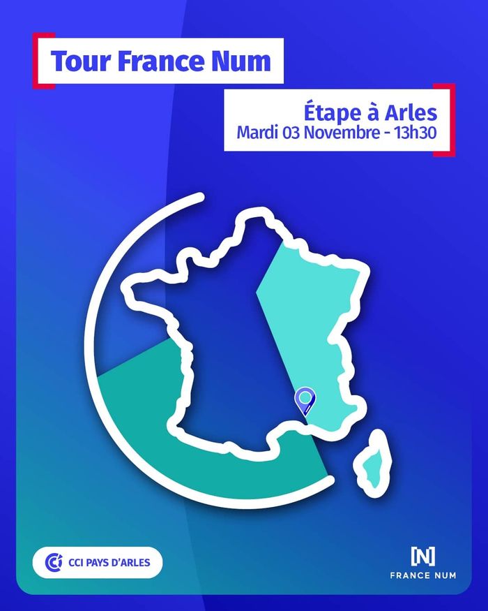Le Tour France Num fait étape à Arles le 3 novembre 2026