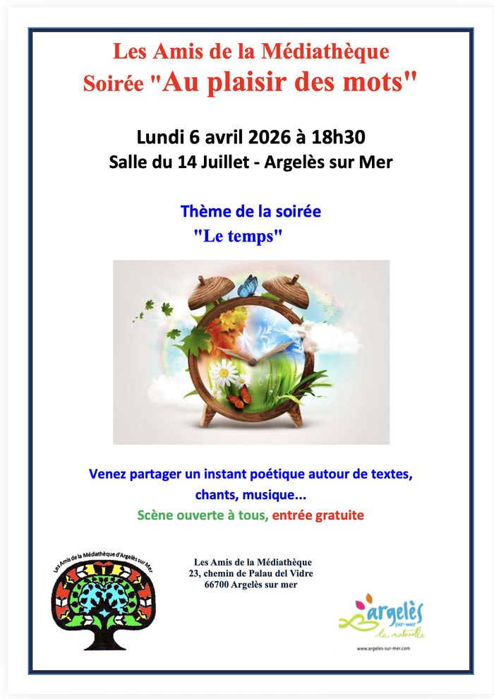 Au plaisir des mots "Le Temps"