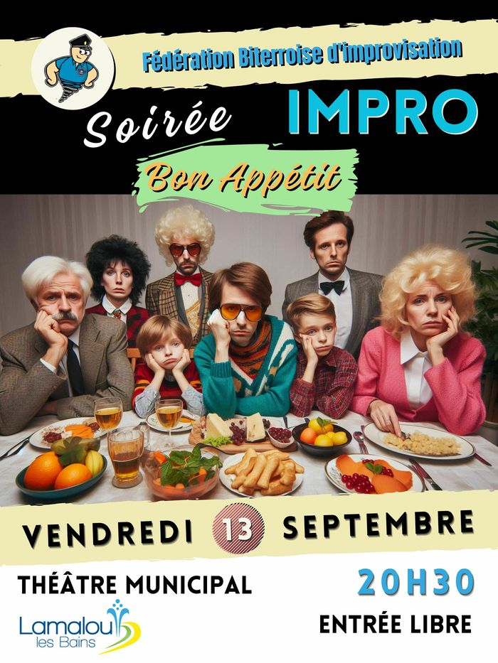 Soirée impro "Bon appétit" by la FBI