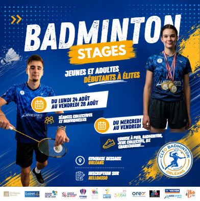 🏸 Nos stages d'été sont de retour !☀️