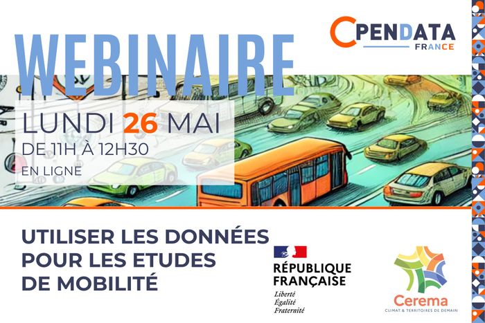 Webinaire "Utiliser les données pour les études de mobilité"