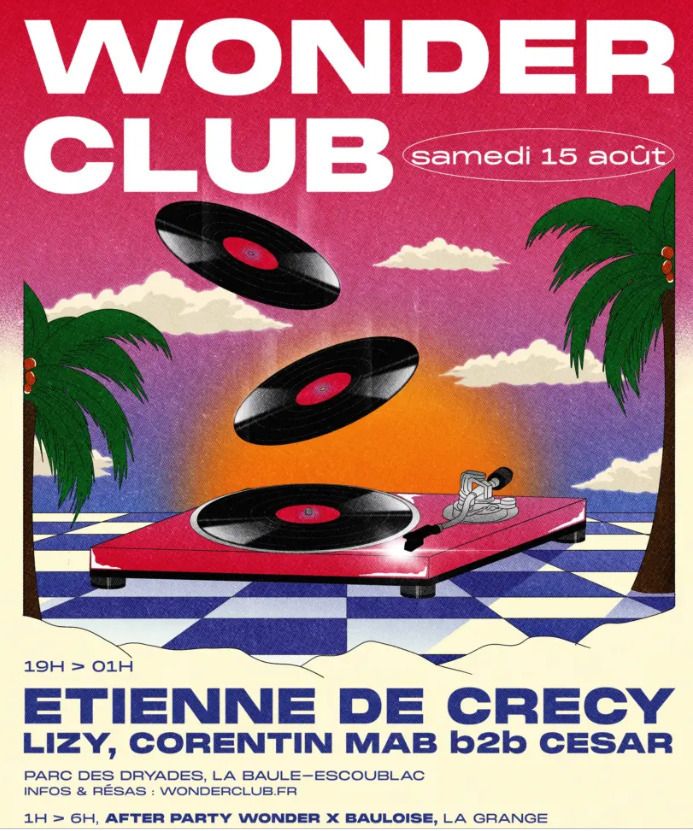Affiche — Soirée DJ aux Dryades