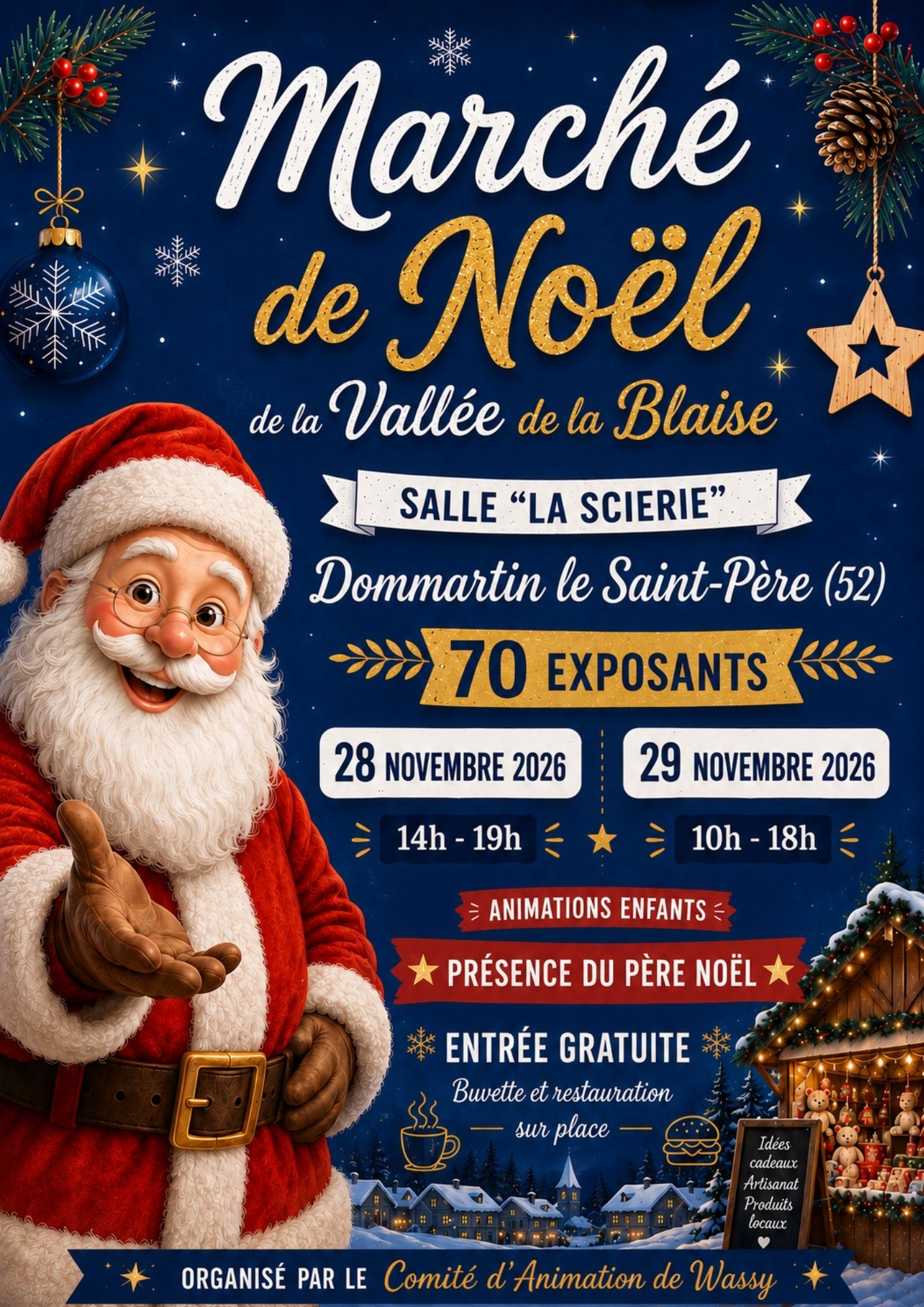 Marché de Noël de la Vallée de la Blaise