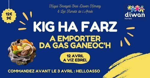 Kig-ha-farz à emporter avec Skol Diwan Karaez