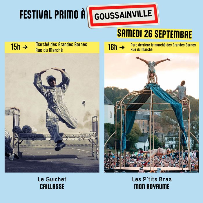 Le festival PRIMO est de passage à Goussainville le samedi 26 septembre !